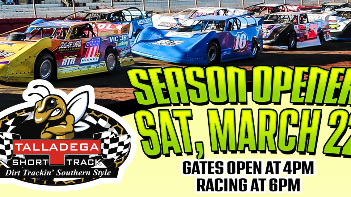 Talladega Short Track | 48th Annual Season Opener- March 22nd