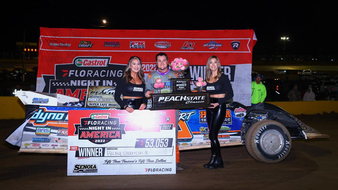 Senoia Raceway (Senoia, GA) – Castrol FloRacing Night in America – Peach State Classic – November 11th-12th, 2022. (Josh James Artwork)