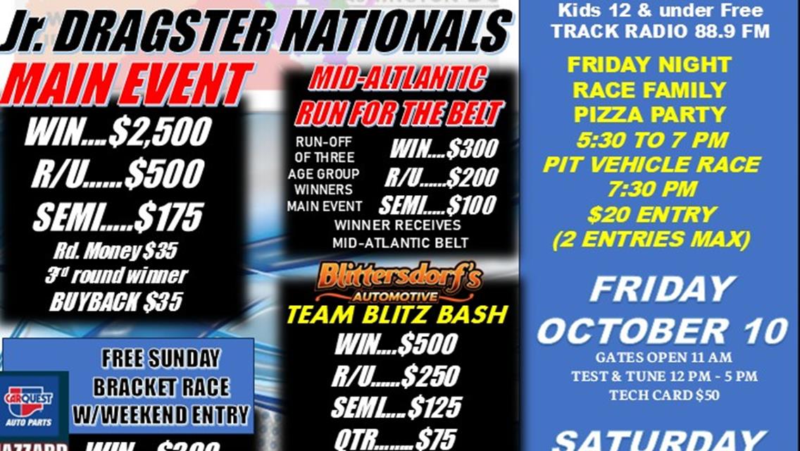 Mid Atlantic Jr Dragster Nationals