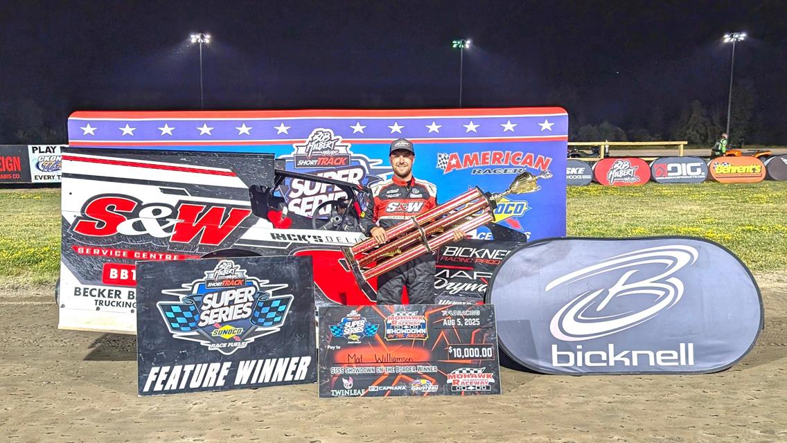 Double Down: Mat Williamson Sweeps STSS Week, Earns $10,000 at Mohawk