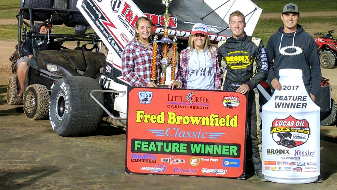 Matt Covington Returns To Lucas Oil ASCS Victory Lane In Brownfield Classic Opener