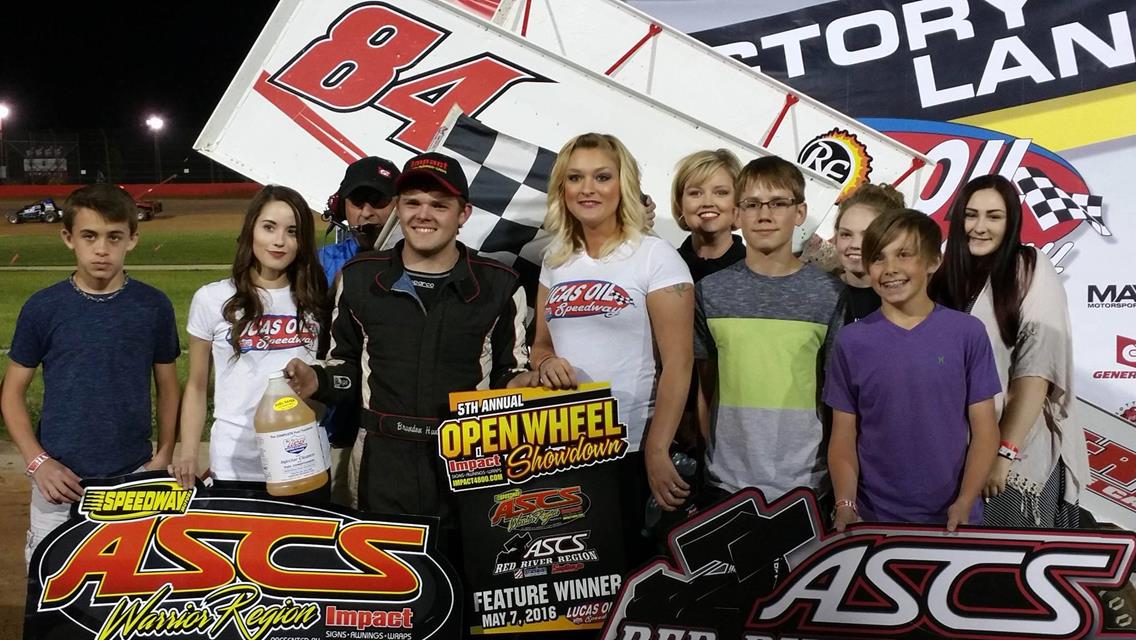 Brandon Hanks Triumphs in Impact Signs Open Wheel Showdown at Lucas Oil Speedway