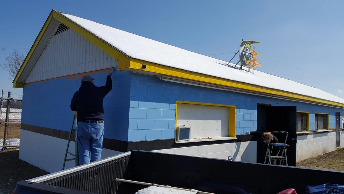 Georgetown Speedway Practice Has Been Postponed To Tuesday Night, March 8 Due To Wet Conditions; Facility Work Continues