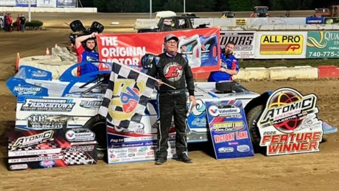 Jerry Bowersock Bags Mother’s Day Shootout Win at Atomic Speedway with Valvoline American Late Model Iron-Man Series