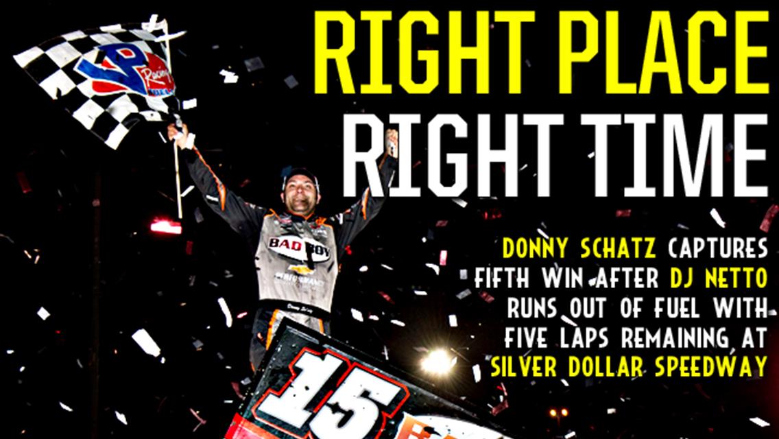 Schatz Scores at Silver Dollar Speedway