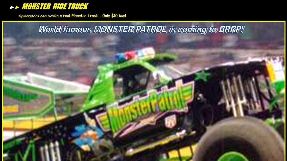 Monster Trucks at BRRP Aug. 11-12