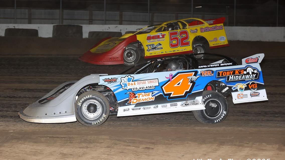 Lee County Speedway (Donnellson, IA) – Malvern Bank East Series – May 31st, 2025. (Mike Ruefer photo)