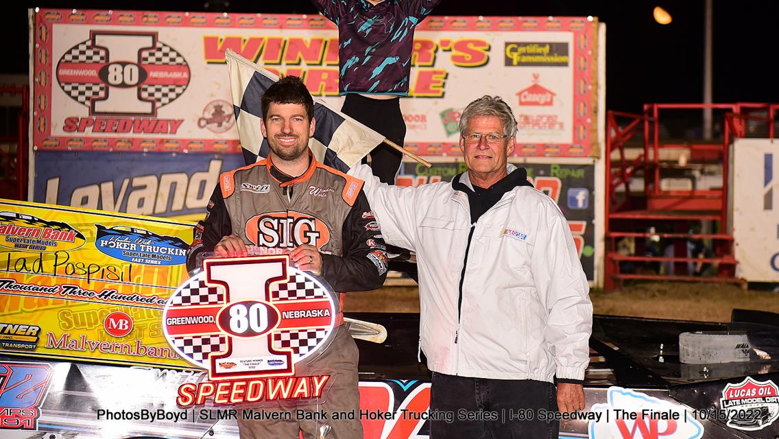 I-80 Speedway (Greenwood, NE) – Malvern Bank Series – SLMR Championship – October 15th, 2022. (Todd Boyd photo)