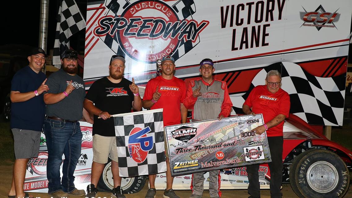 Dubuque Fairgrounds Speedway (Dubuque, IA) – Malvern Bank East Series – June 20th, 2024. (Mike Ruefer Photos)