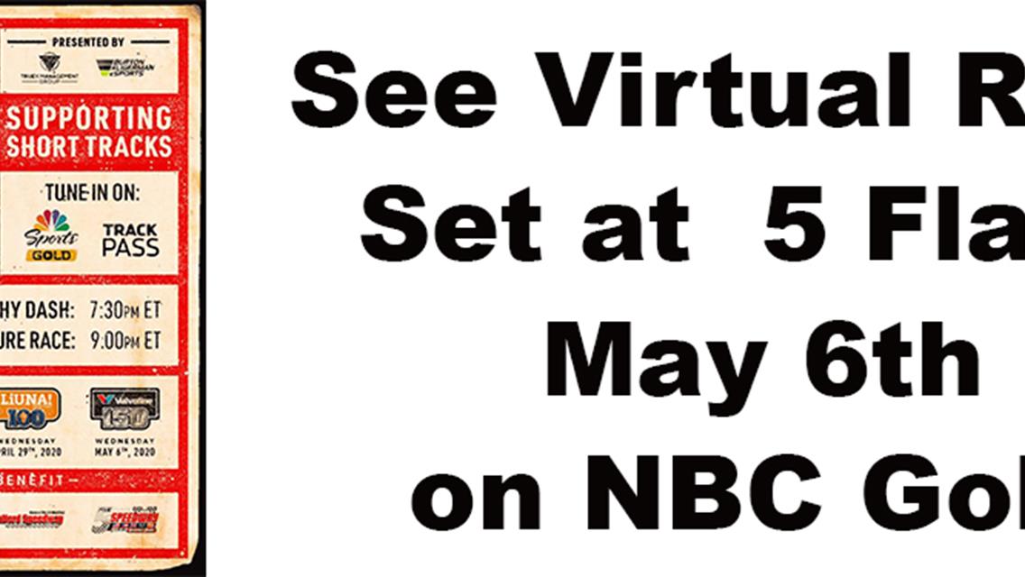 5 Flags One of 4 Venues for Virtual Race from Truex Motorsports; Local Drivers Participation Encouraged.