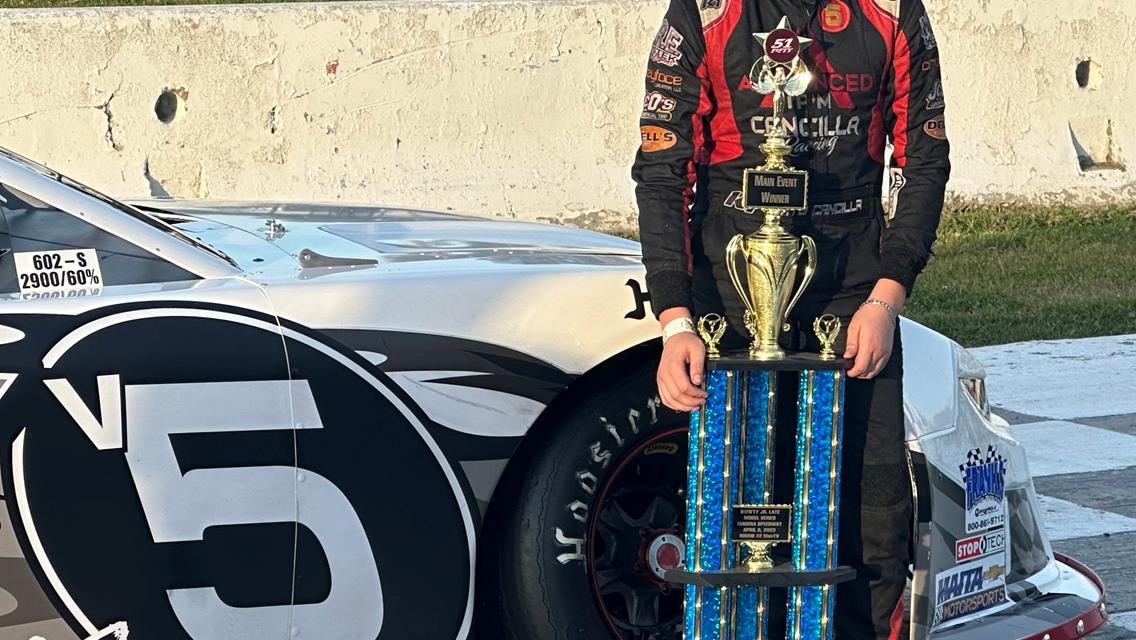 Cancilla leads all 70 laps of Race 2