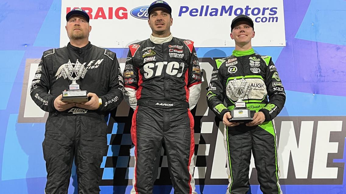 Aaron Reutzel Holds Them Off in Knoxville’s 71st Opener!