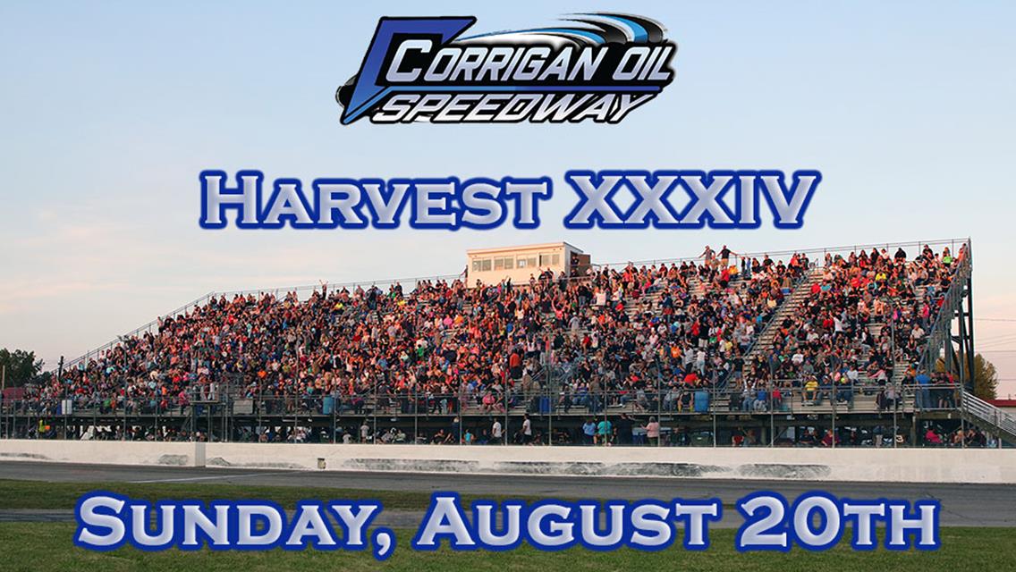 Harvest!  This Sunday August 20th