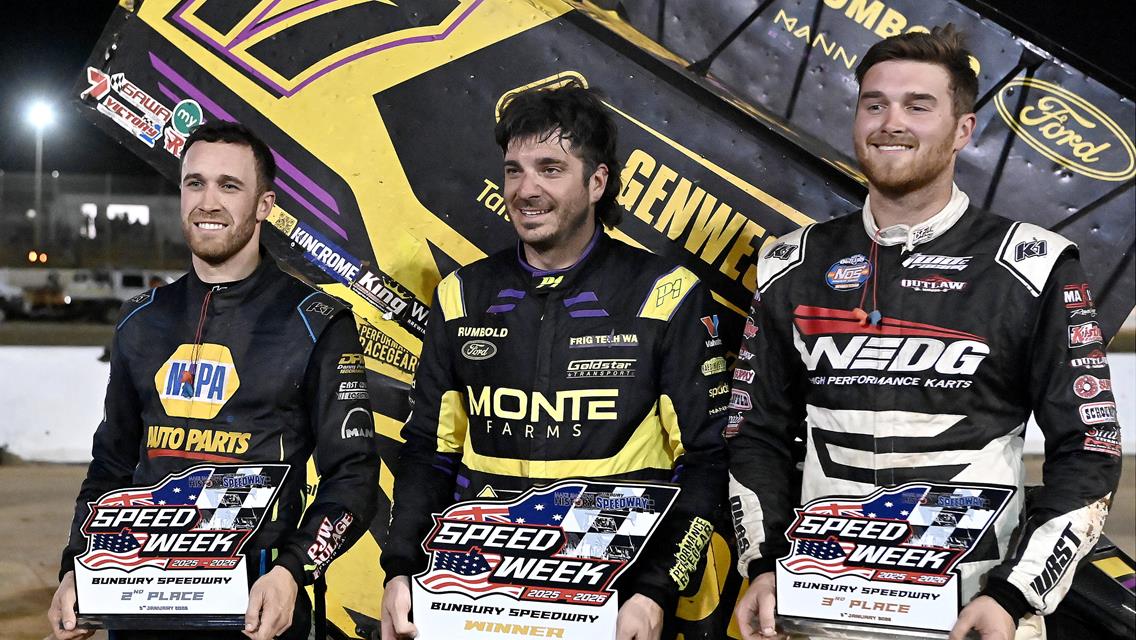 Reutzel strikes a blow in Bunbury Speedweek round