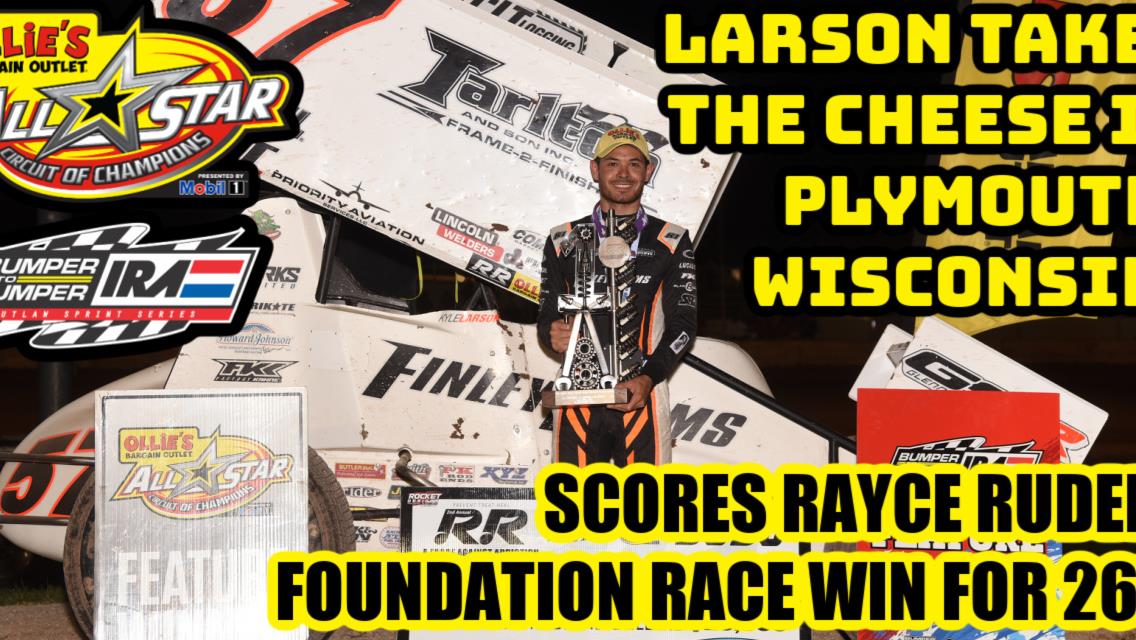 Kyle Larson pads All Star Circuit of Champions win streak with $26,000 Rayce Rudeen Foundation Race victory