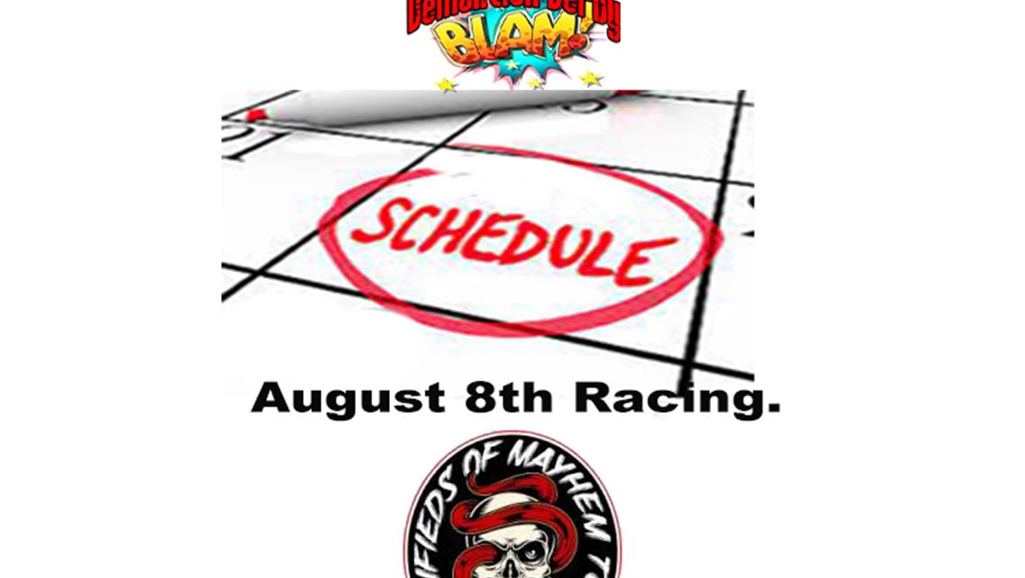 Schedule Set For Demo Derby Event, Includes Thursday Practice and Friday Crown  race for previous non-winners.