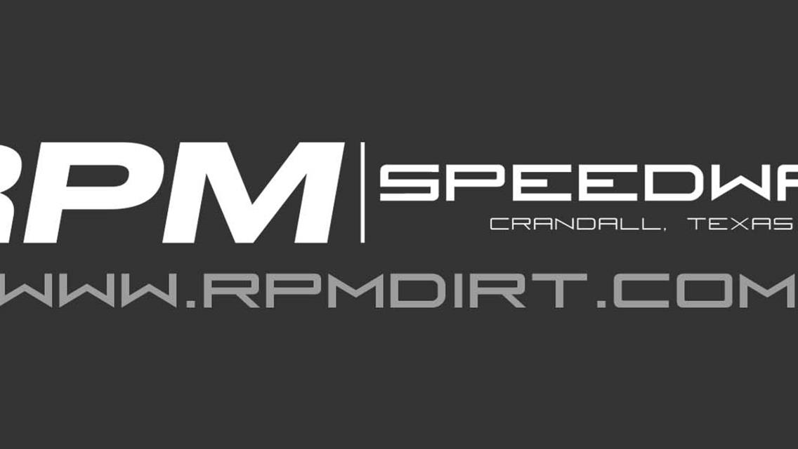 RPM Speedway Returns To Action Sunday, July 3!