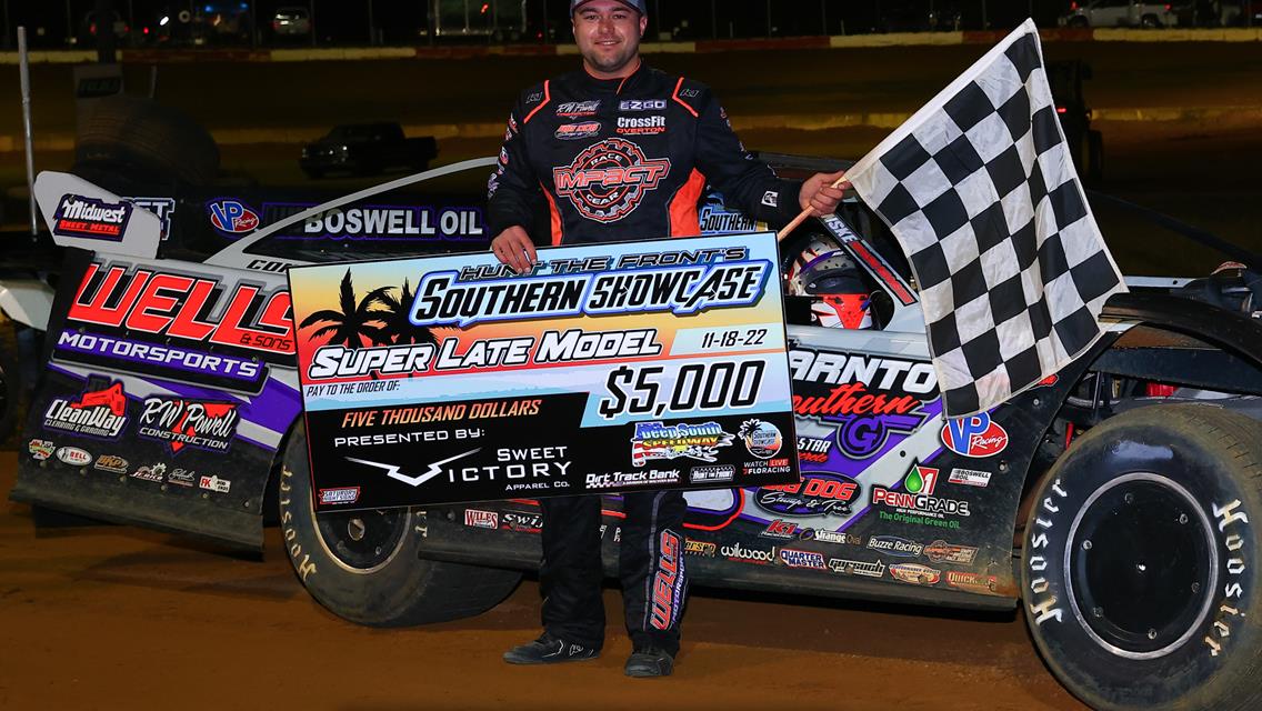 Deep South Speedway (Loxley, AL) – Hunt the Front Southern Showcase – November 18th-20th, 2022. (Josh James Artwork)