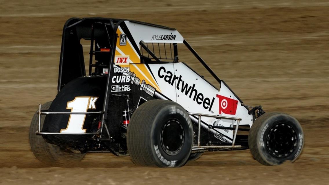 Larson Lights Up Montpelier For Victory in Indiana Midget Week Opener
