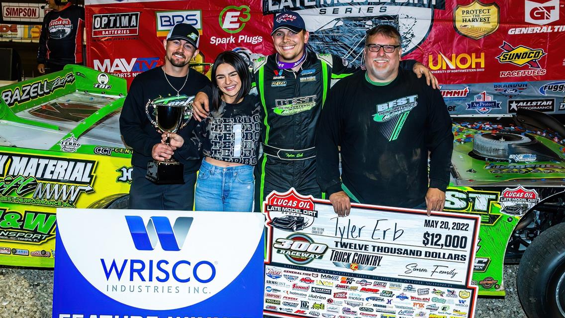 300 Raceway (Farley, IA) – Lucas Oil Late Model Dirt Series – Truck Country 50 – May 20th, 2022. (Heath Lawson photo)