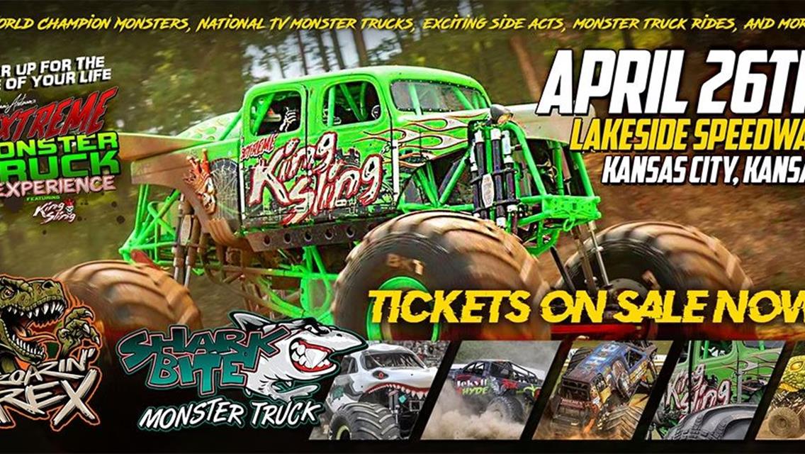 April 26th and 27th 2X MONSTER TRUCK SHOW