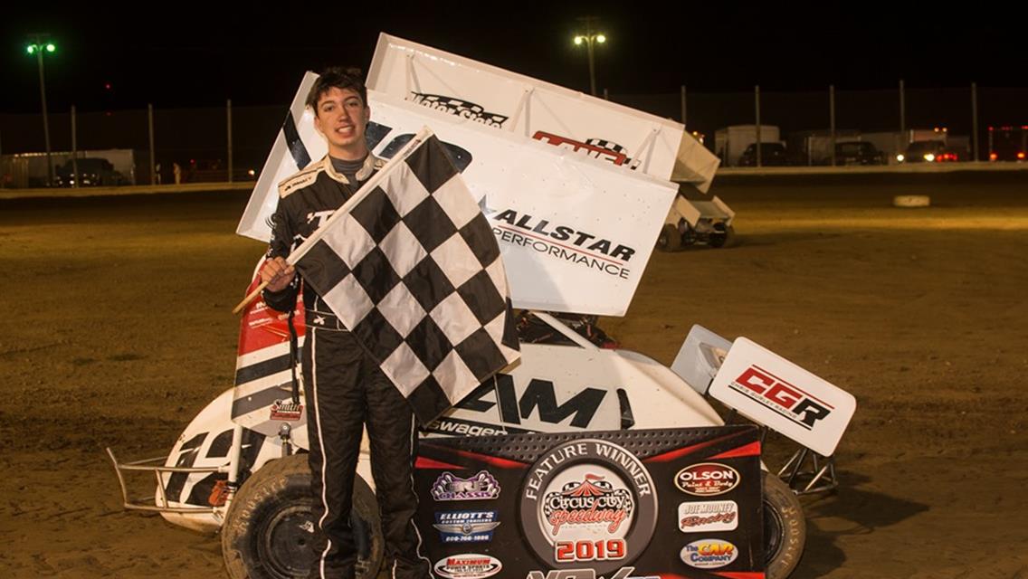 Gurley, Gamester, Leek, Coons and Perry Garner NOW600 Tel-Star Weekly Wins at Circus City Speedway