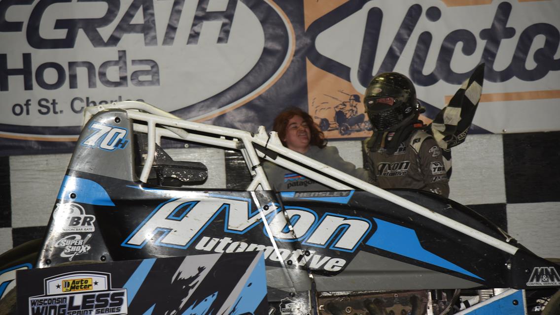 Hensley Scores Initial WingLESS Of Season While Strane Takes Third Lightning  Of Year At Sycamore Speedway