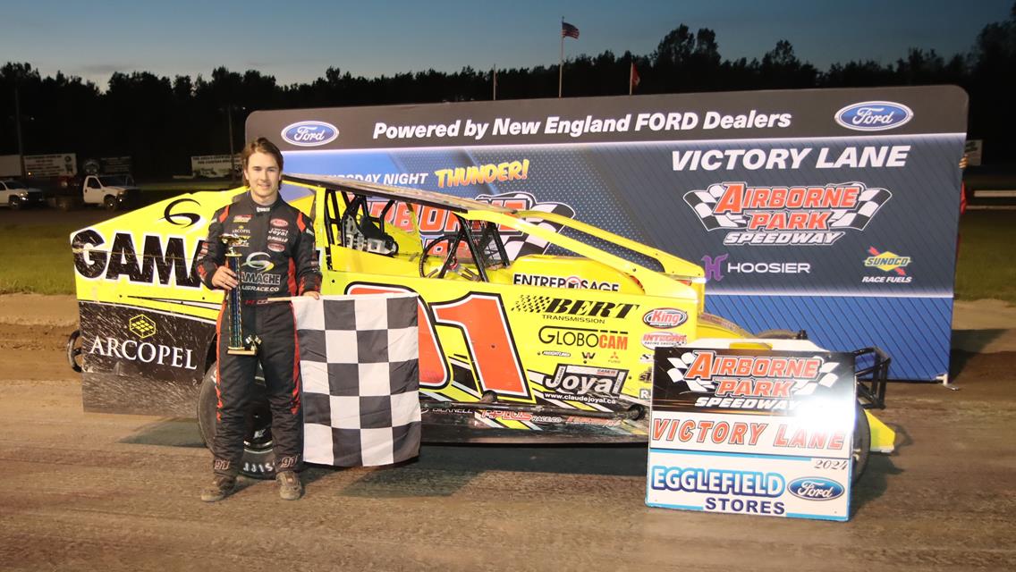 Roy Stuns Modifieds at Airborne Park; Swamp, Terry, Senecal and Bradley all make stops in victory lane.