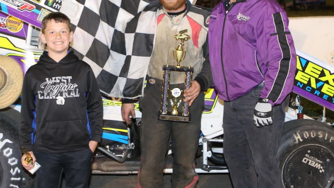 Estenson tops NOSA 410s at I-90 Speedway