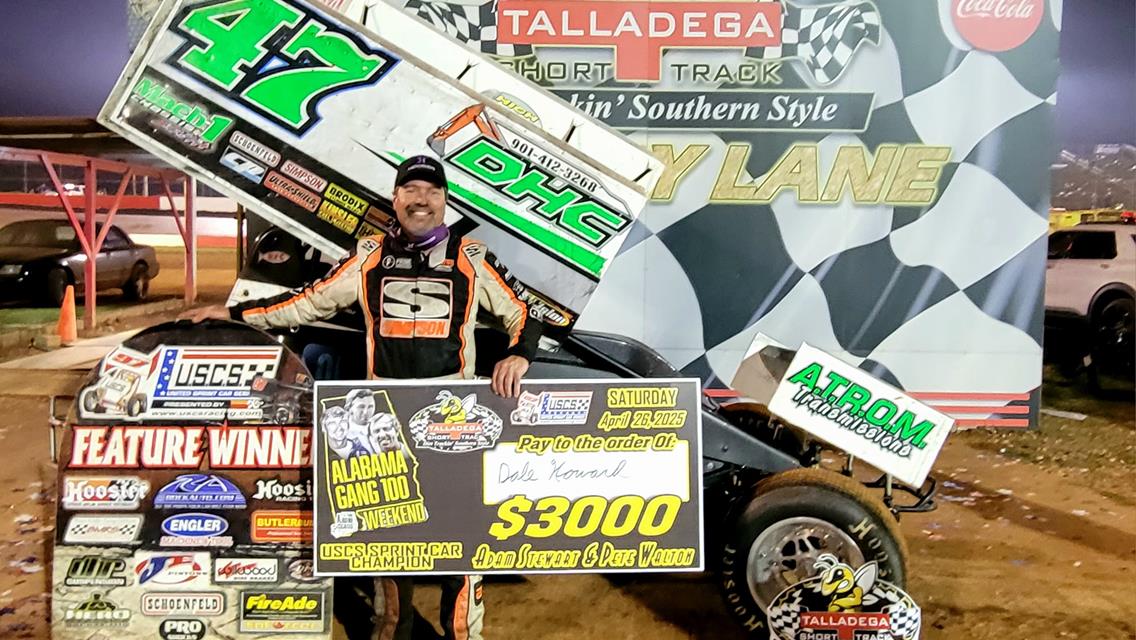 DALE HOWARD TAKES THIRD USCS WIN OF THE SEASON AT TALLADEGA SHORT TRACK