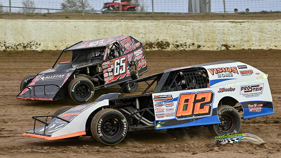 Stambaugh goes wire to wire in GLSS feature, Brennan Sherman wins 2nd career Modified feature and Todd Sherman bounces back from Modified crash to win