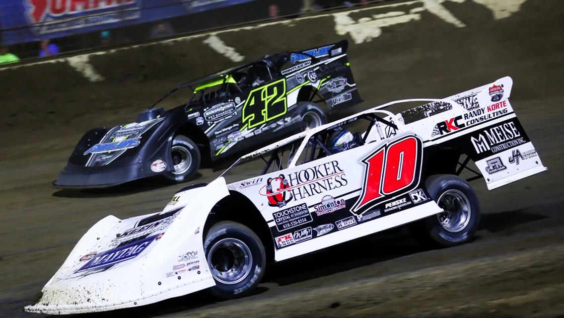 Broken driveshaft ends Wenger&#39;s night in Hoosier Dirt Shootout opener