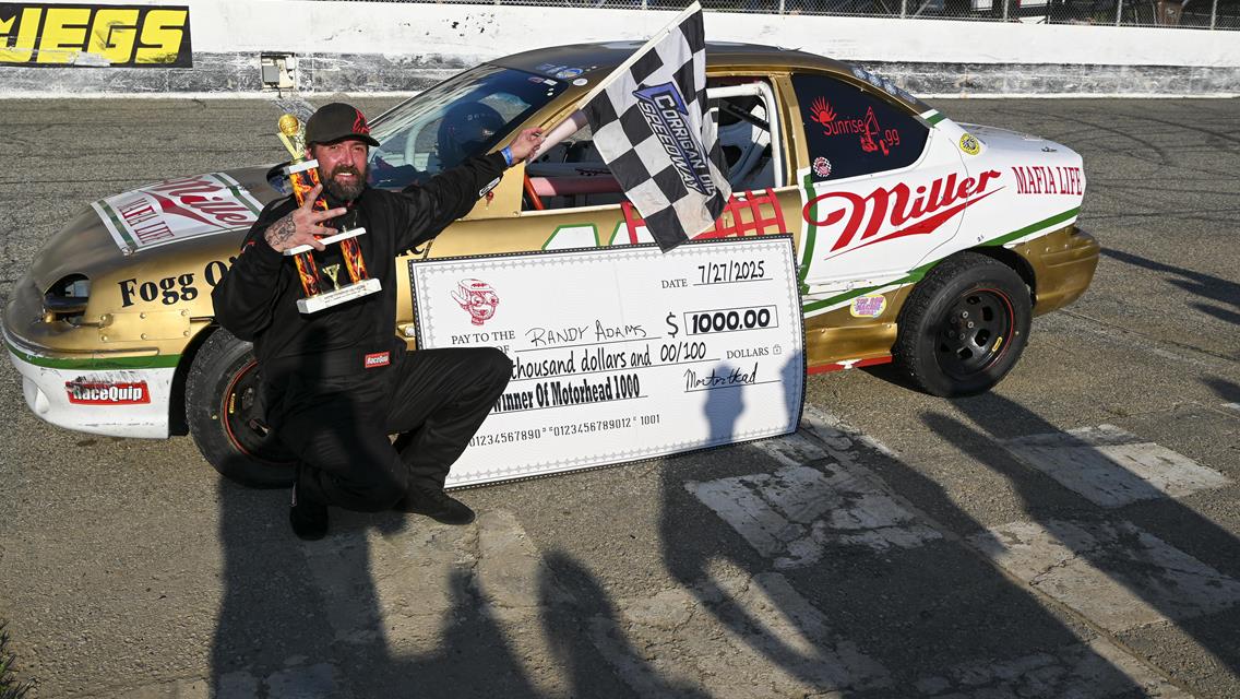 THE 2ND ANNUAL MOTORHEAD MILLER 1000 AT CORRIGAN OIL SPEEDWAY WAS A HUGE SUCCESS!