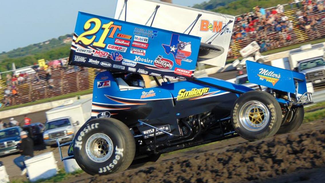 Kulhanek Charges for Top Five at Texas Motor Speedway Dirt Track During Car Owner Debut