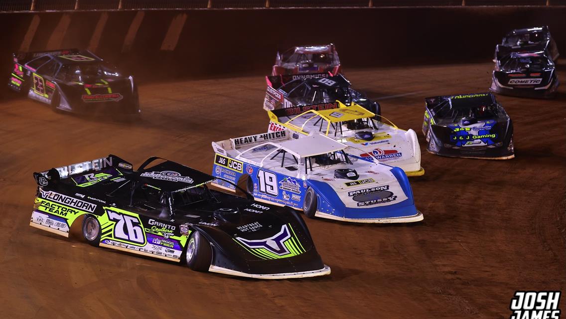 The Dirt Track at Charlotte (Concord, NC) – World of Outlaws Real American Beer Late Model Series – World Finals – November 6th-8th, 2025. (Josh James Artwork)