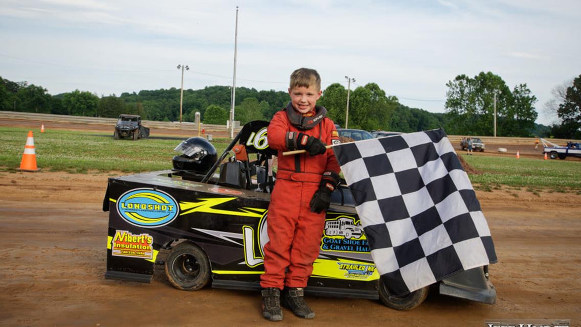 Coleman Evans, James Dennis and Jacob Hughes Take Checkered Flags at Ohio Valley Speedway