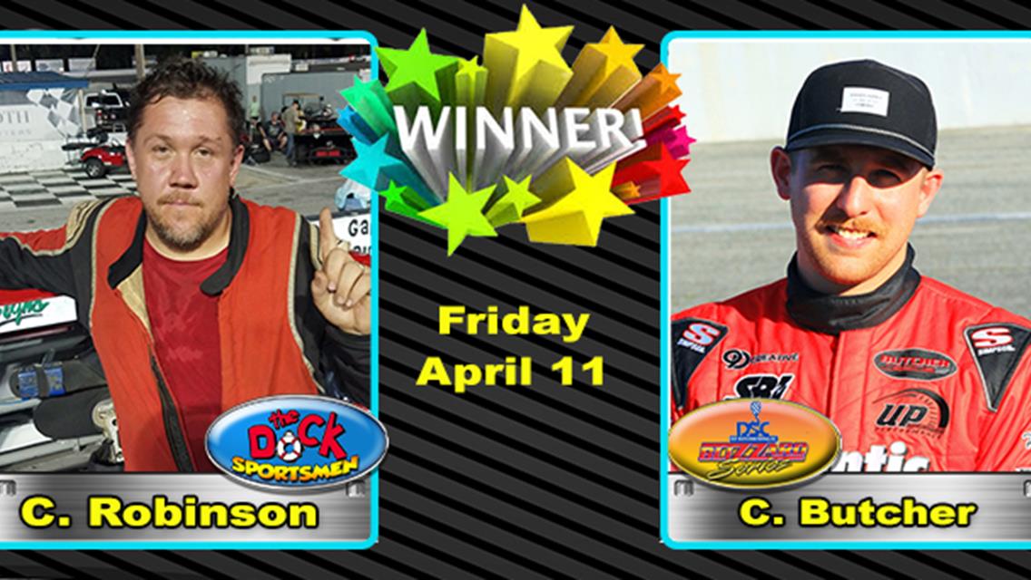 Butcher  leads all 100 Laps to Win Blizzard