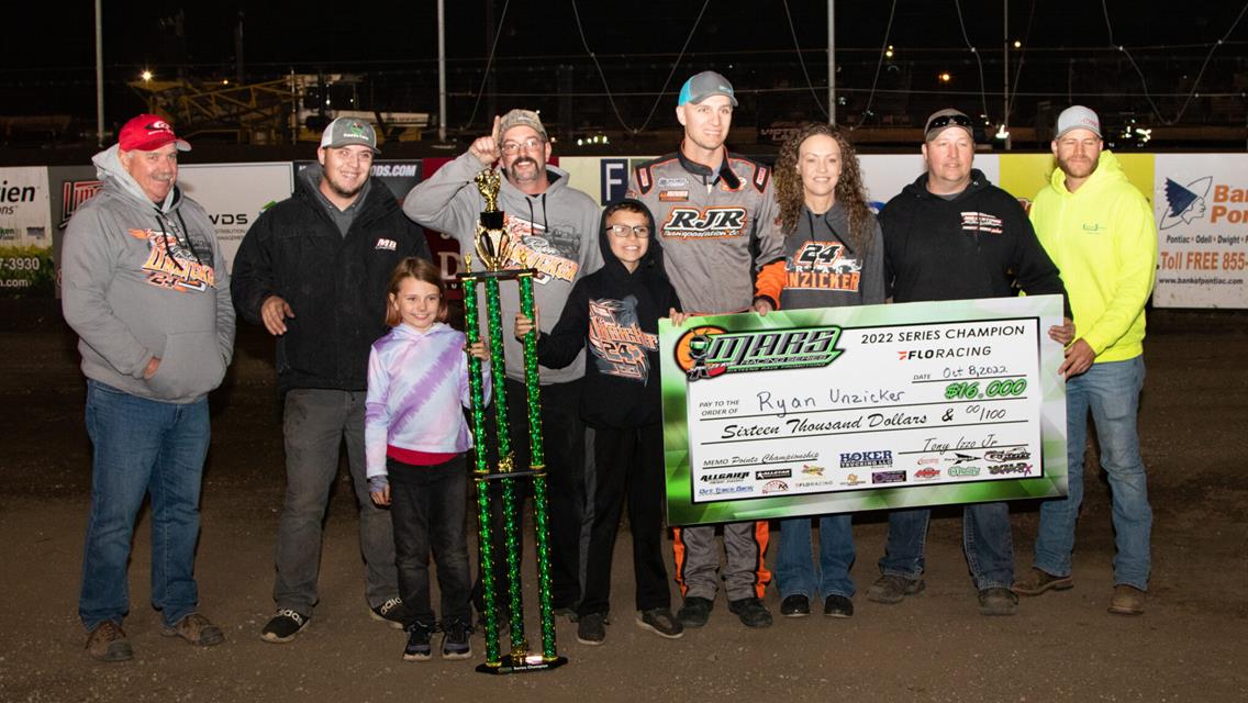 Unzicker Crowned 2022 Series Champion