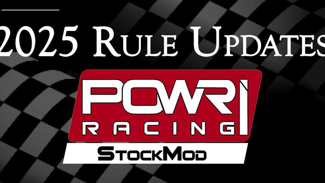 POWRi StockMod 2025 Rule Package Updates