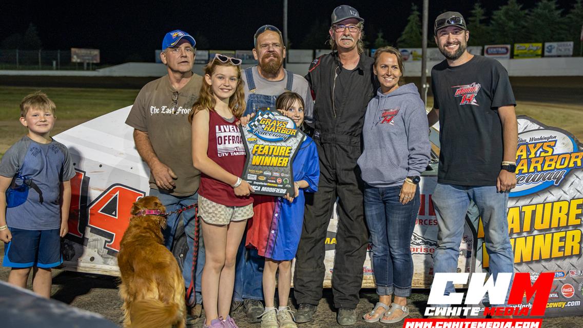 After 10 years Craig Moore back in victory lane with the Modifieds on Mid-Season Championship Night, Miller, Foster,Kerrigan, Sweatman  also victoriou