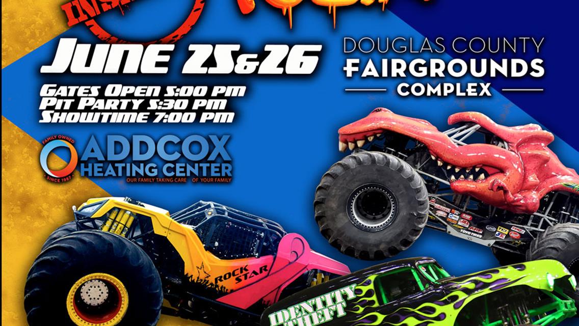 Monster Trucks Douglas County Fairgrounds June 25 &amp; 26