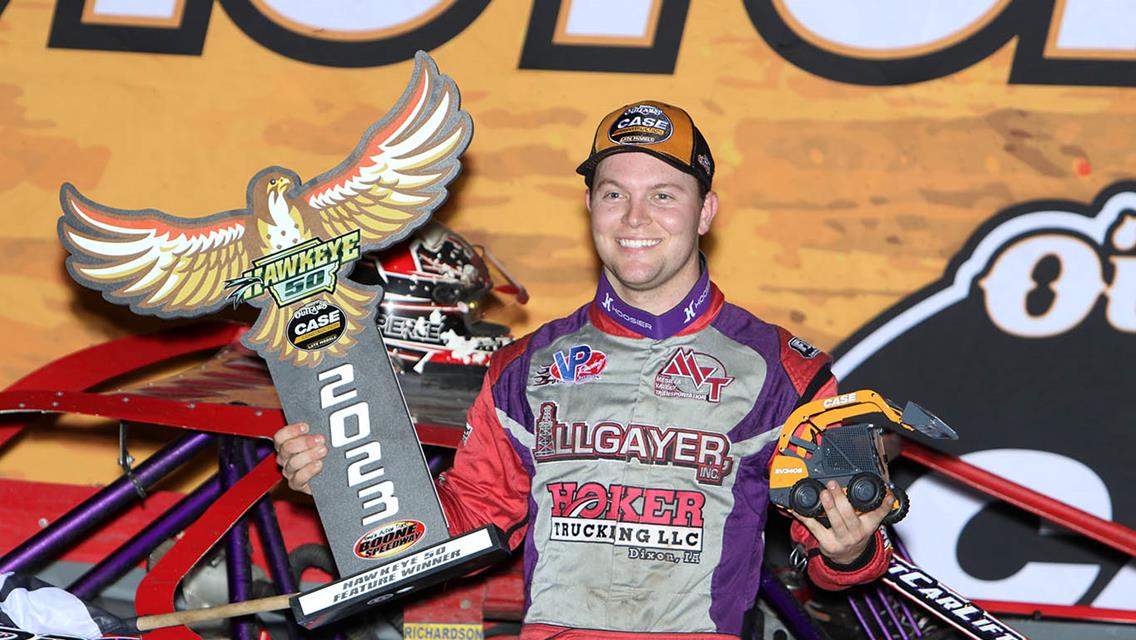 Pierce Dominates Hawkeye 50 at Boone Speedway