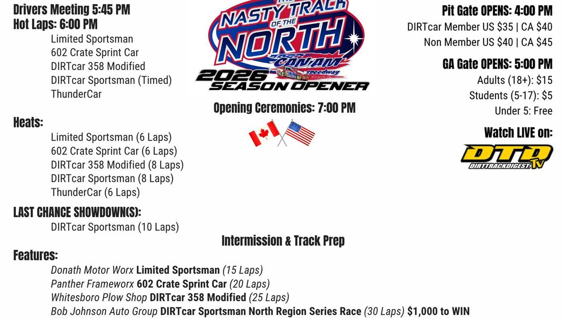 It's RACE DAY at Can-Am Speedway!