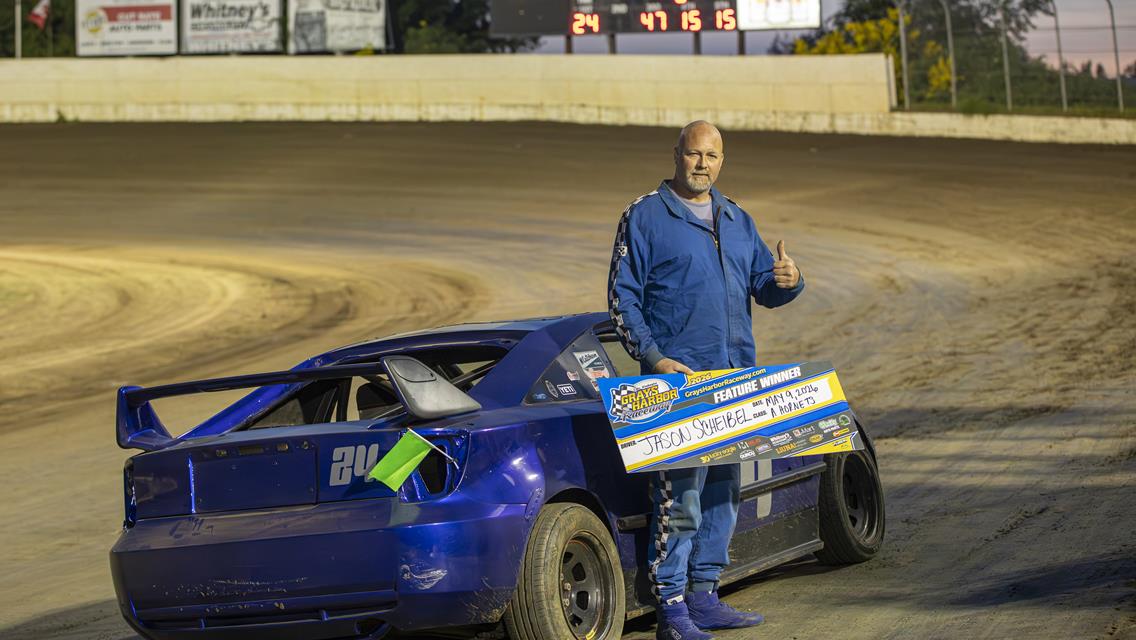 Jason Scheibel, David Greene, and Austin Kerrrigan win at Grays Harbor Raceway