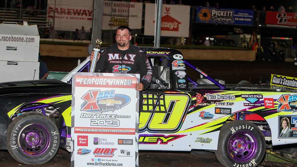 First Career wins at Boone Speedway for Burke, Fye, and Cooney
