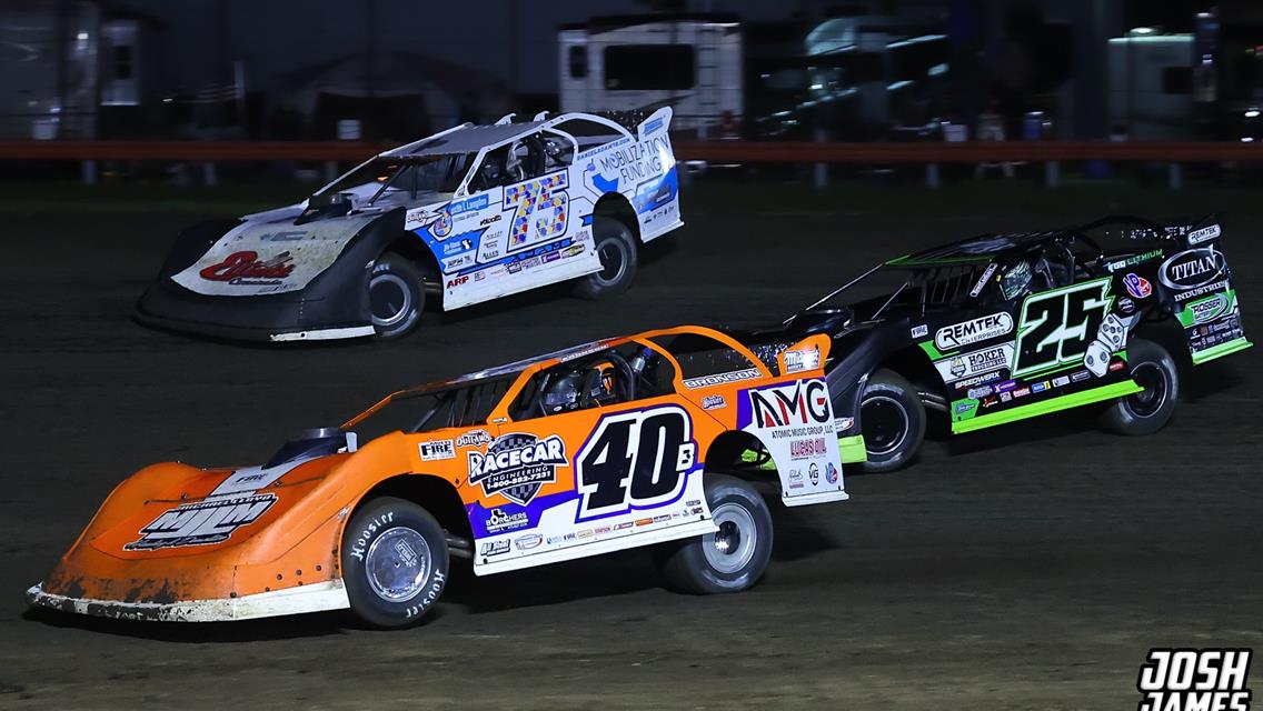 Farmer City Raceway (Farmer City, IL) – World of Outlaws Late Model Series – Illini 100 – April 11th-12th, 2025. (Josh James Artwork)