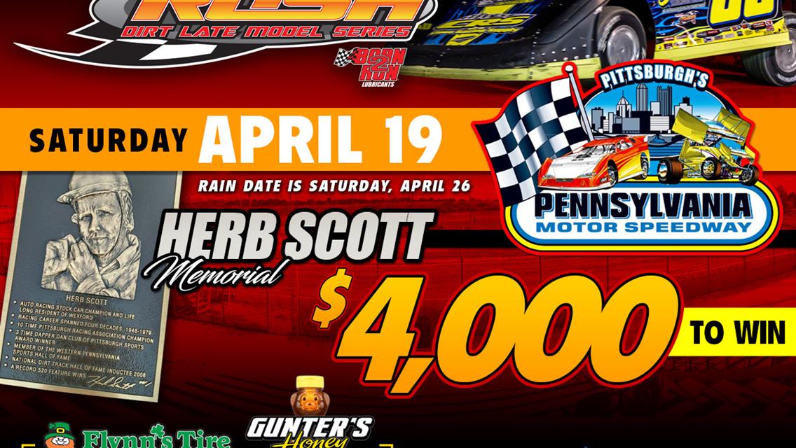 PITTSBURGH TO HOST 2025 HOVIS RUSH LATE MODEL FLYNN&#39;S TIRE/GUNTER&#39;S HONEY TOURING SERIES OPENER THIS SATURDAY