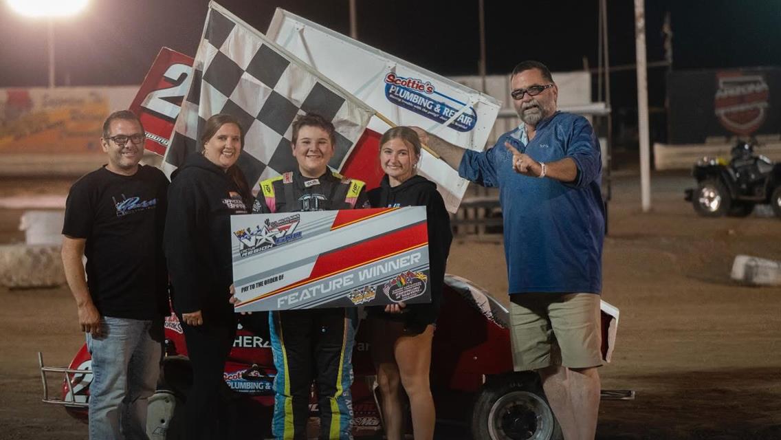 Bauman, Barnes, and Witherow Best NOW600 Cactus Region Fields at Adobe Mountain Speedway!