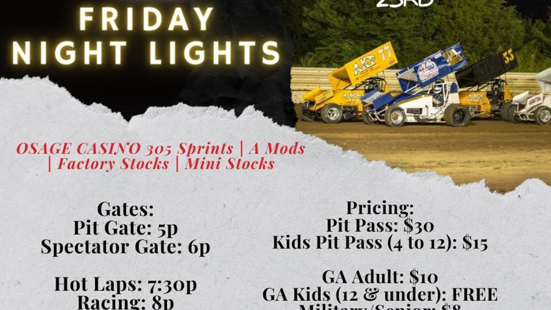 Friday Night Lights this Weekend!