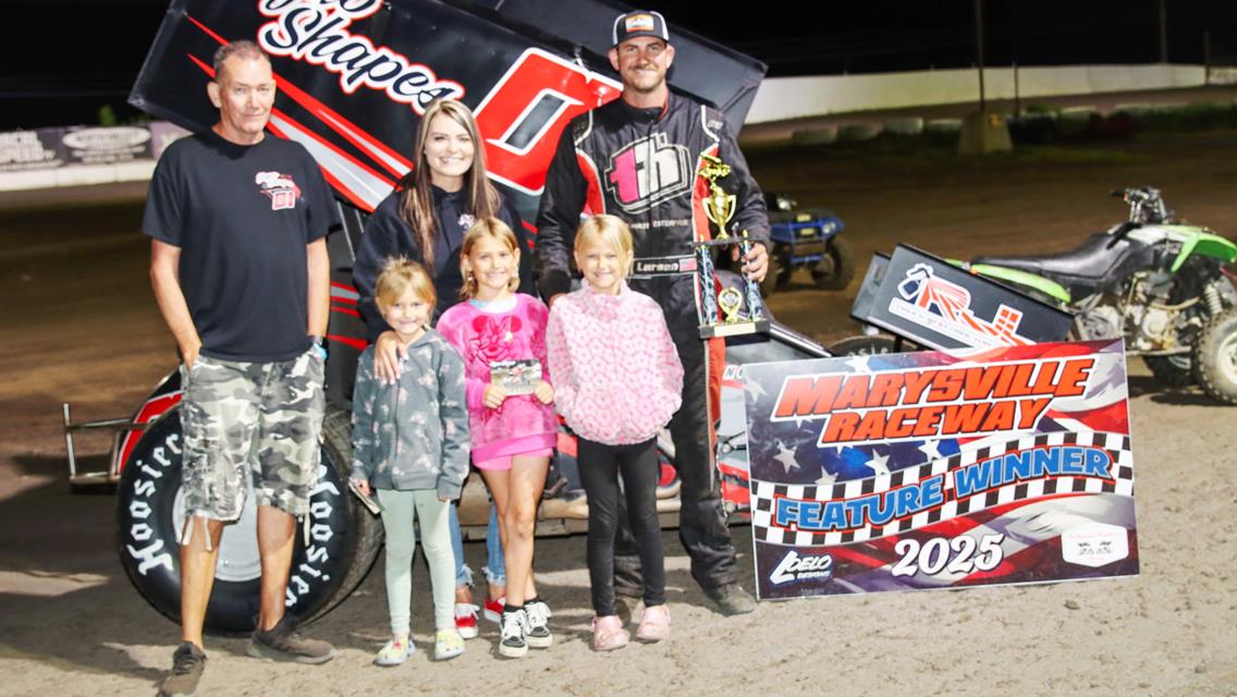 Larsen Earns First Win at Marysville Raceway